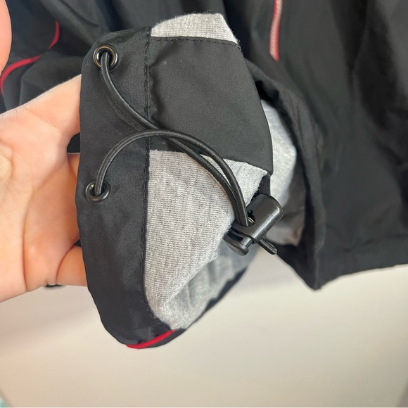 Holloway Northwest Nazarene University NNU Full Zip Windbreaker Jacket Black Red - Picture 9 of 12